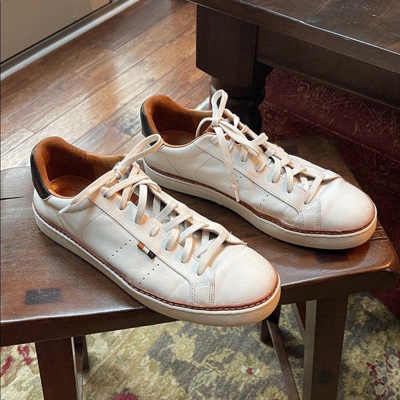 Allen Edmonds Alpha Lace-up Sneaker White (4639) - Picture 2 of 7